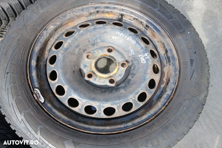 Jante tabla cu anvelope 15 - set 195/65 R15 1K0601027C 6JX15H2 ET47 1 - 3