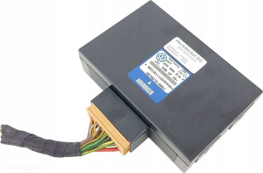 VW PHAETON II LIFT MODUŁ STEROWNIK KLAPY BAGAŻNIKA 3D0909610F