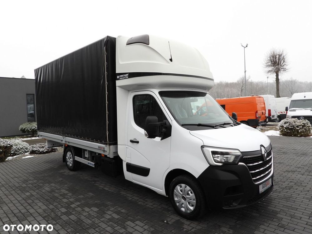 Renault MASTER PLANDEKA 10 PALET TEMPOMAT LEDY PNEUMATYKA KLIMATYZACJA  165KM - 5
