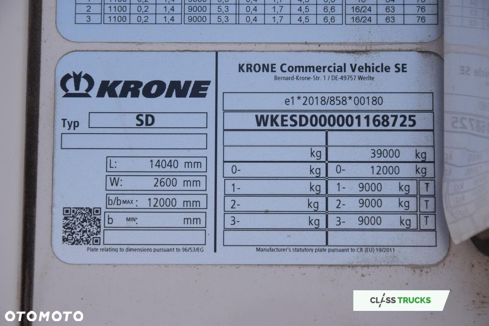 Krone SDR Cool Liner FP 60 ThermoKing SLXi 300 - 15