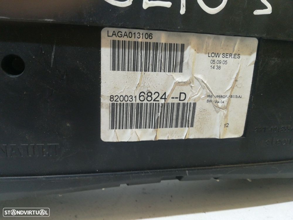 Quadrante / painel de instrumentos RENAULT Clio III (BR0/1, CR0/1) - 3