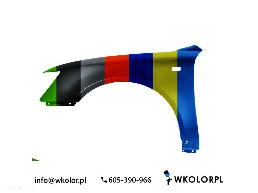 NOWY BŁOTNIK HYUNDAI SONATA V 2009-2010 LAKIEROWANY W KOLOR - 1