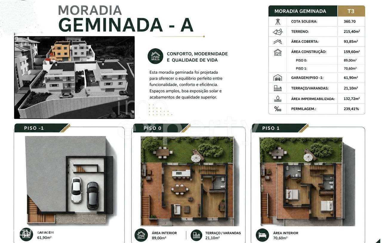 Moradia T3 A em construção no Caniço, Madeira - Grande imagem: 4/8