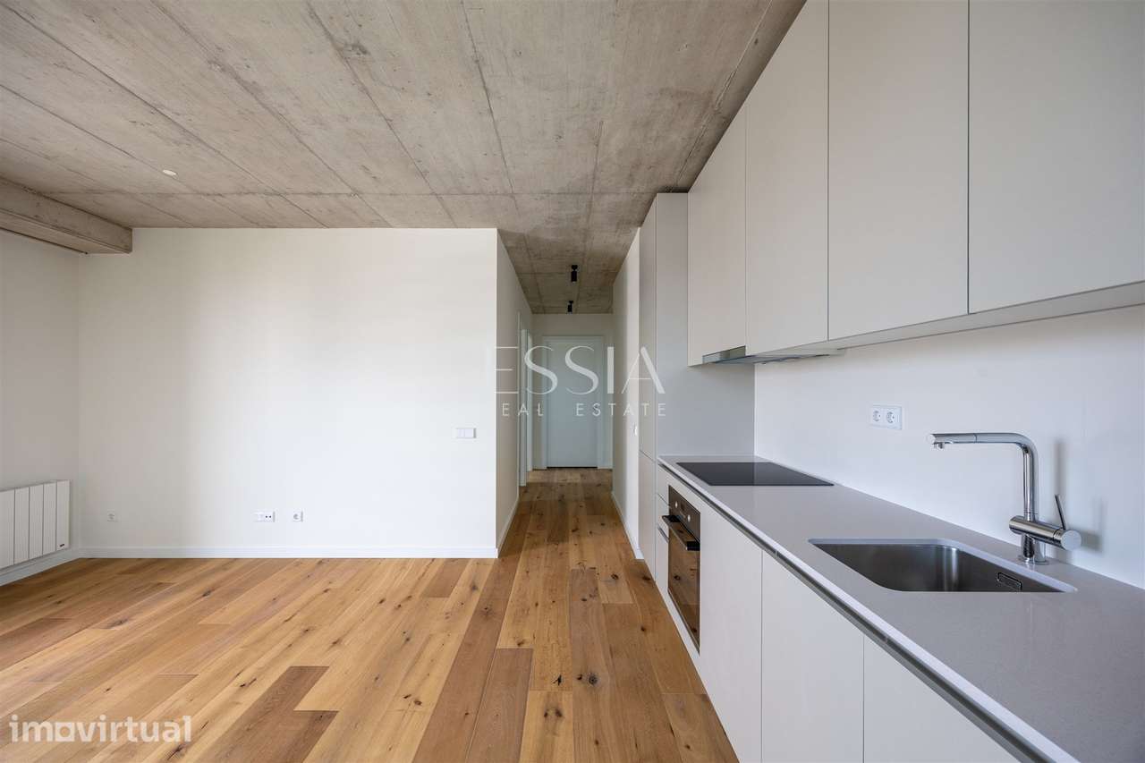 Leça da Palmeira | T2 com Varanda e Garagem no Flower Towers - Grande imagem: 4/21