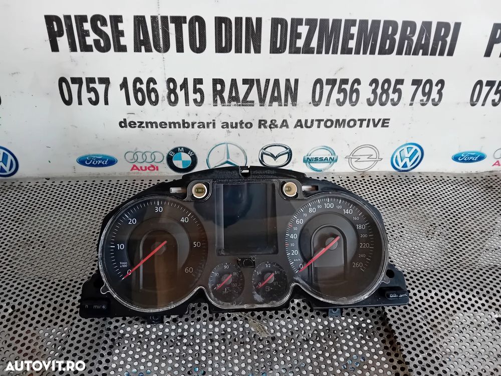 Ceasuri Bord Vw Passat b6 2.0Tdi 2006-2010 Motor BMP Cod 3C0920870A - 1