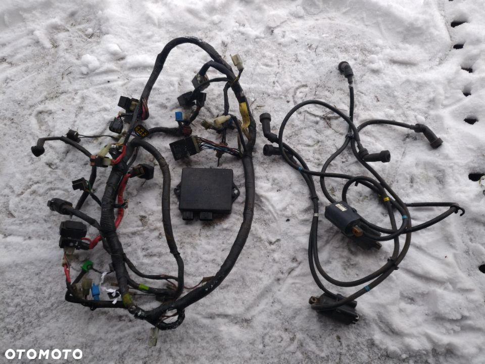 Yamaha XJ 900 4KM reflektor kierunkowskaz zamek wlew stacyjka instalacja elektryczna moduł zapłonowy - 11