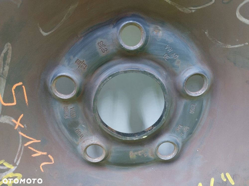 Felgi stalowe VW Passat B6 B7 JETTA GOLF V CADDY 6,5 J 16 5X112 ET 50 - 8