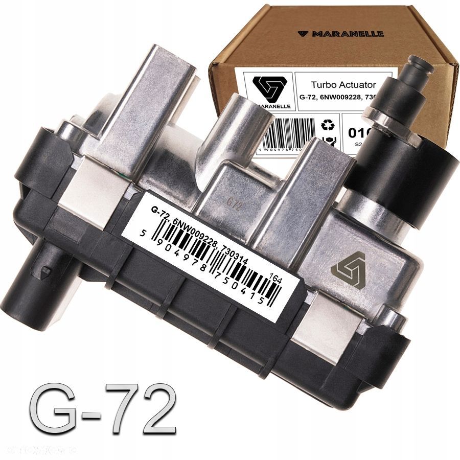 Nastawnik sterownik G-72 turbiny BMW: E60, E61, E65, E66, E67 - 3.0 - 1