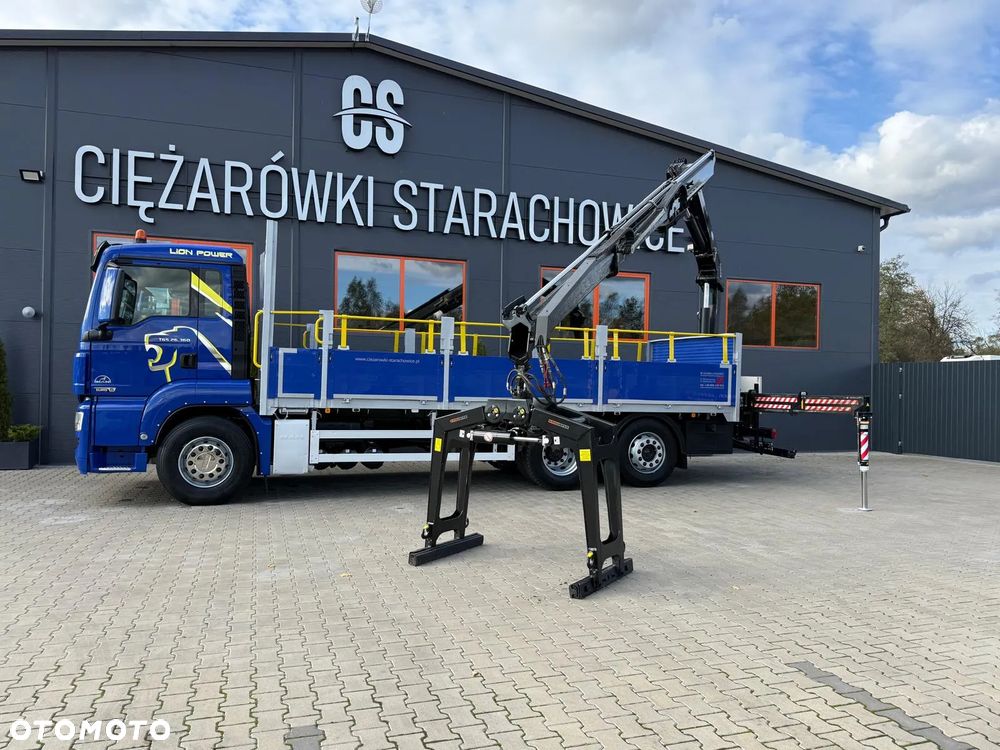MAN TGM TGL TGS 26.360 skrzynia z żurawiem // HMF 1420 K2 dzwig kran crane - 12