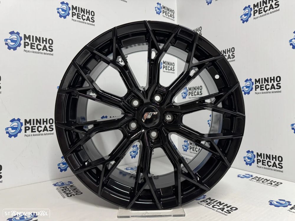 Jantes Japan Racing (JR49) em 18 preto brilho (5x112) - 8