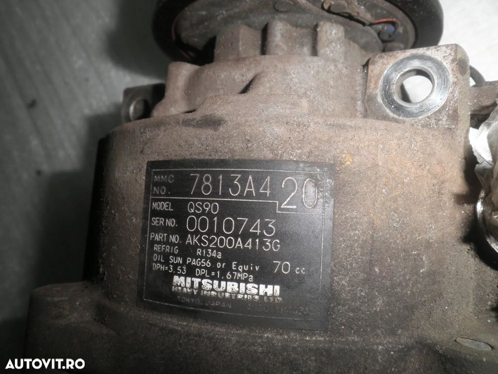 Compresor AC Mitsubishi ASX 1.6 7813A420 - 3