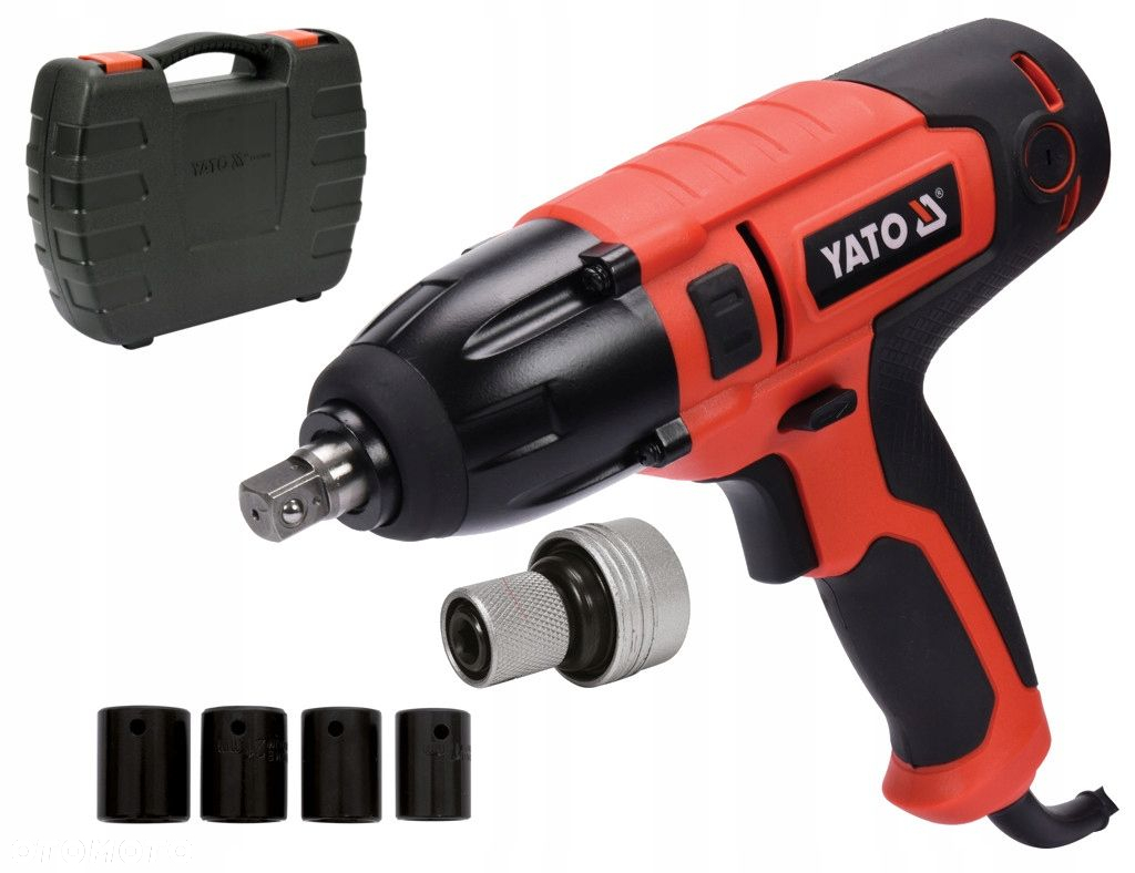 YATO ELEKTRYCZNY KLUCZ UDAROWY 450W 1/2 10 NASADEK GEKO  ADAPTER DEWALT - 3