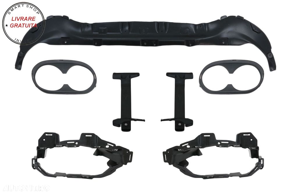 Difuzor Bara Spate cu Ornamente Evacuare Mercedes GLB X247 SUV (2020-up)- livrare gratuita - 13