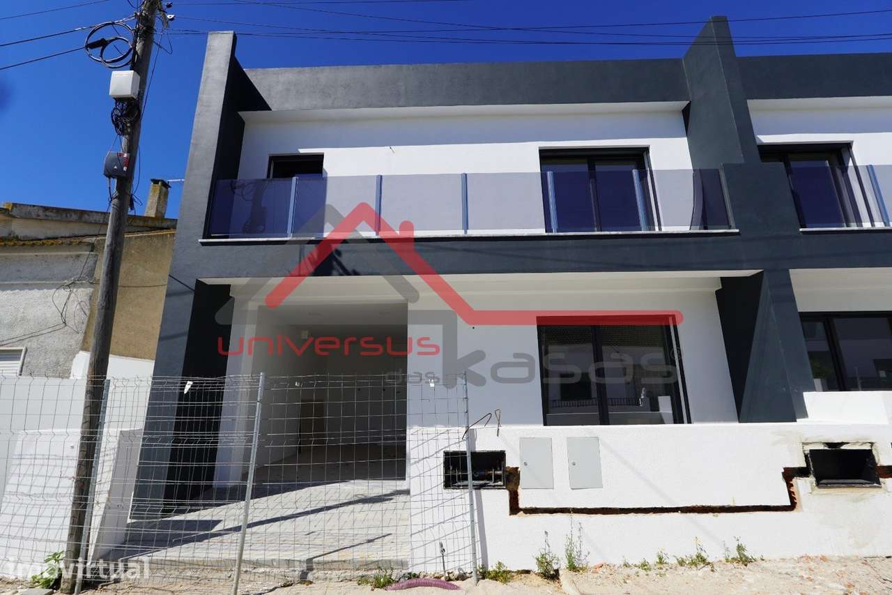 Moradia Nova Geminada V3 com Gargem e Anexo Alto Estanqueiro - Montijo - Grande imagem: 2/25