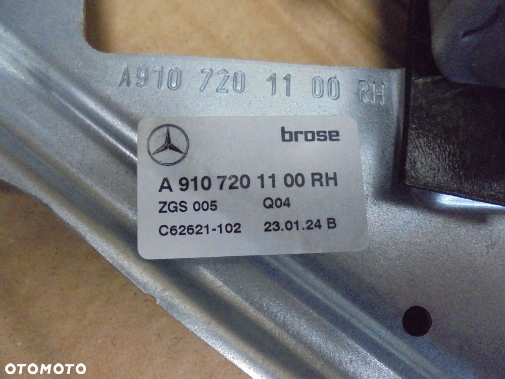 MECHANIZM SZYBY a9107201100 RH PRAWY MERCEDES SPRINTER 907 910 - 2