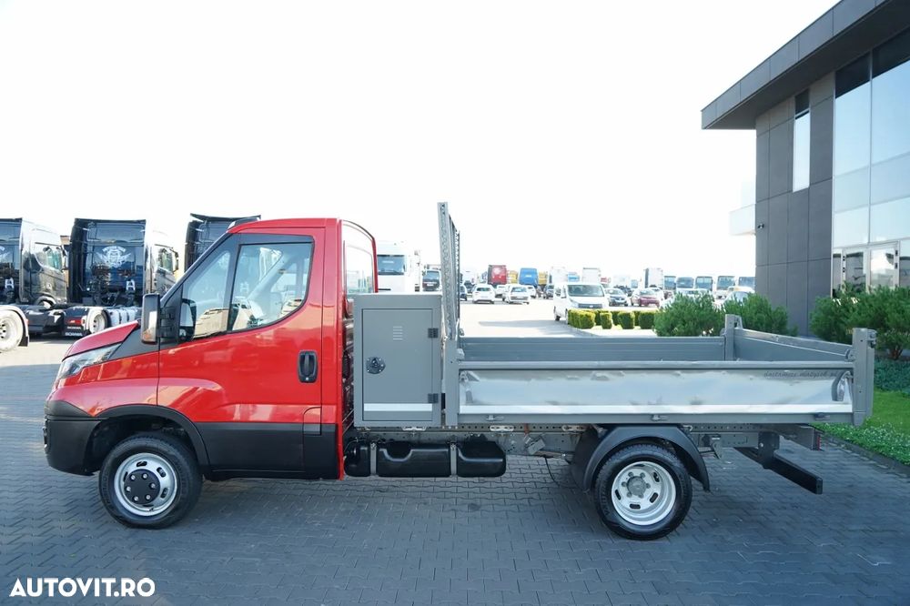 Iveco DAILY 35-130 / BASCULATOR SPATE / DUBLU / MANUAL / PIELE / EURO 6 - 15