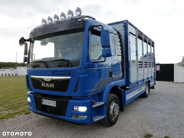 MAN TGM 15.250 DO ŻYWCA / ZWIERZĄT / BYDŁA / WAGA EL/. EURO 6 / DŁ. 5.20M /XENON - 3
