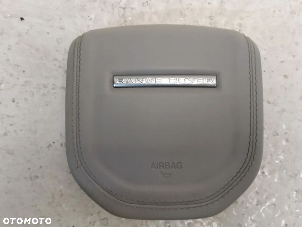 RANGE ROVER VOGUE L405 SPORT L494 AIRBAG PODUSZKA POWIETRZNA KIEROWCY SZARA SKÓRA ORYGINAŁ - 3
