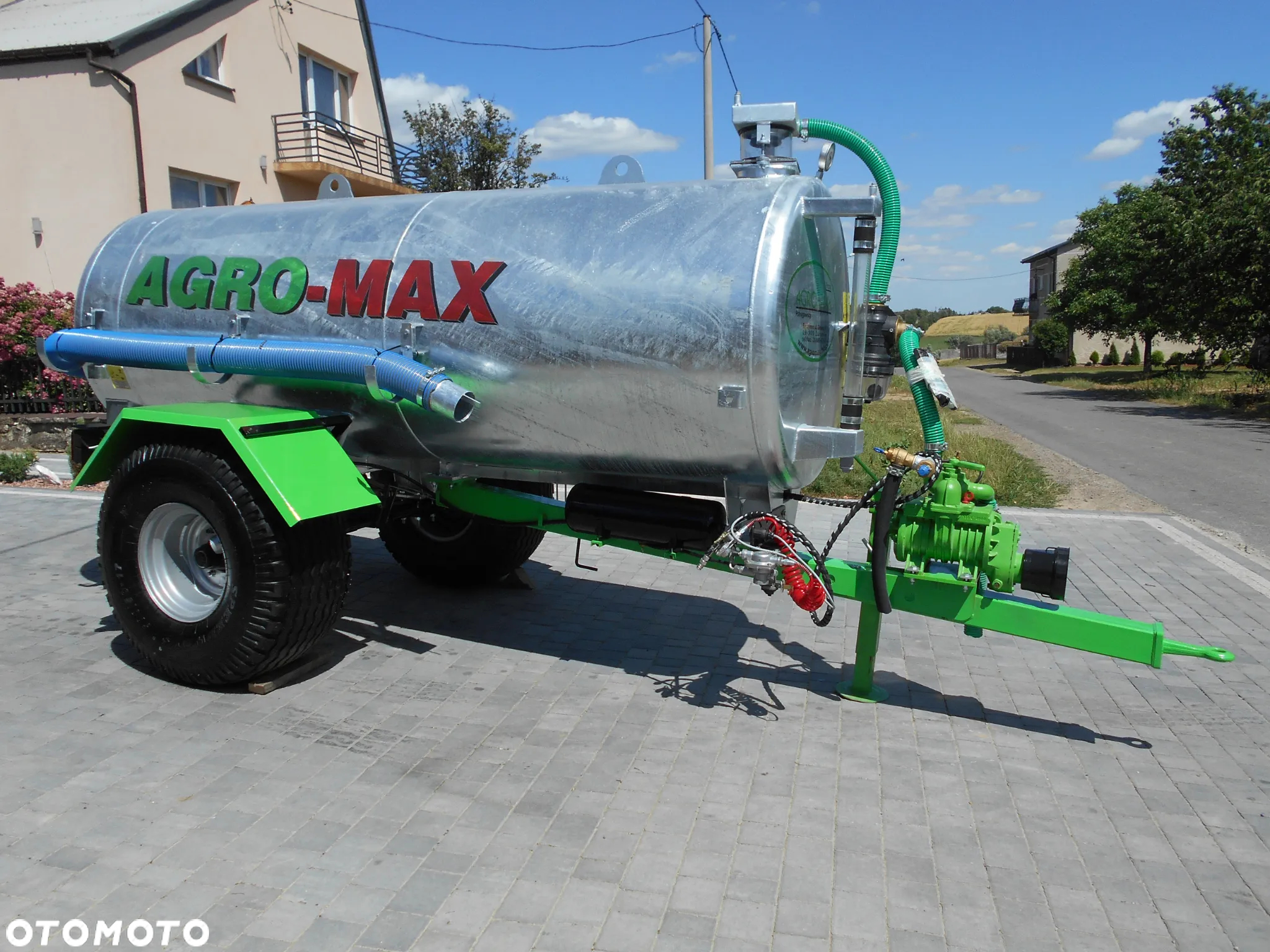 Beczka/ wąż/WÓZ ASENIZACYJNY/ beczkowóz/ wóz na gnojowicę AGROMAX - 7
