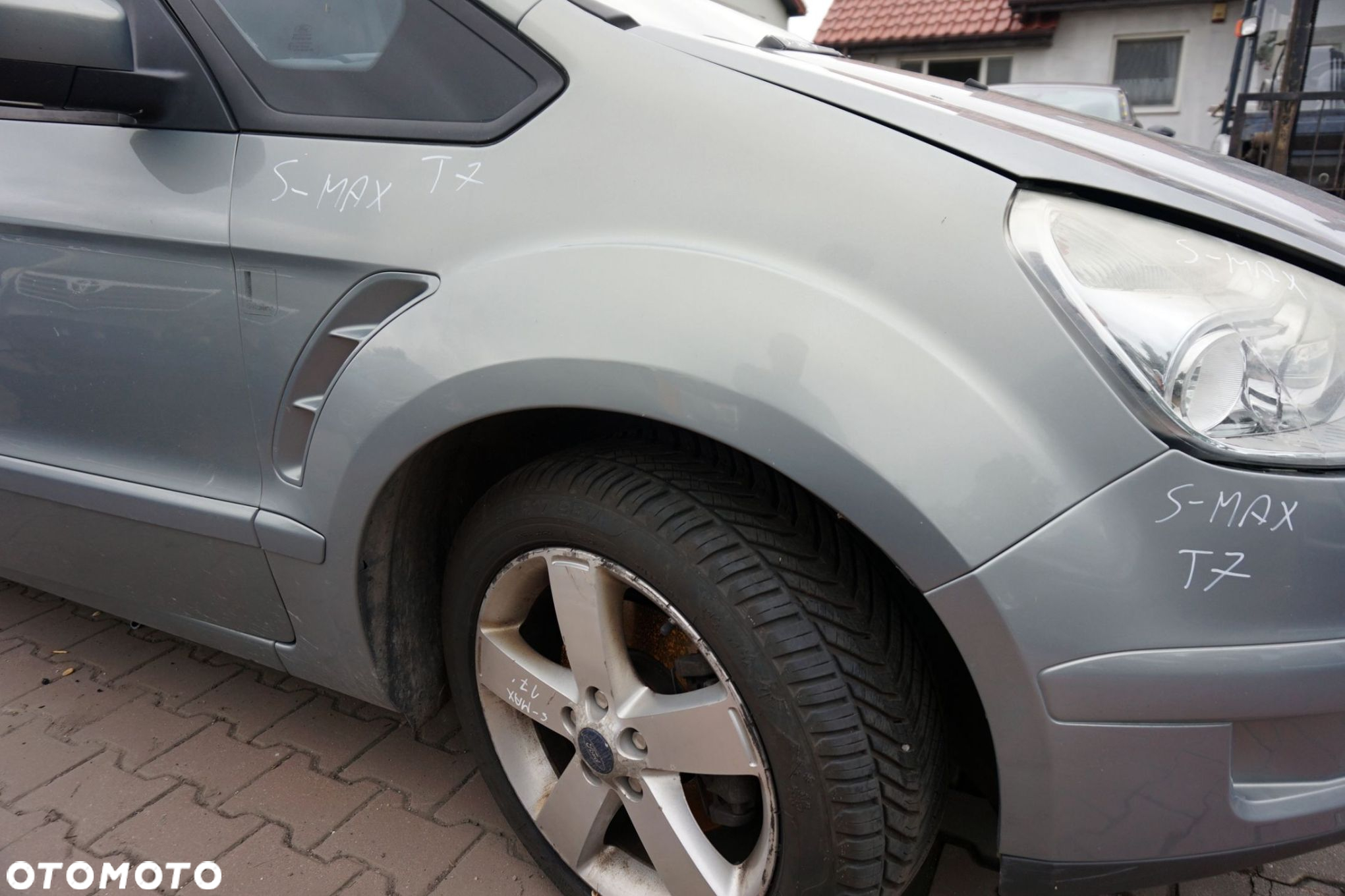 MASKA ZDERZAK BŁOTNIKI LAMPY S-MAX I MK1 T7 XENON EU FORD 2006-2010 SZARY THUNDER PRZÓD KOMPLETNY - 22