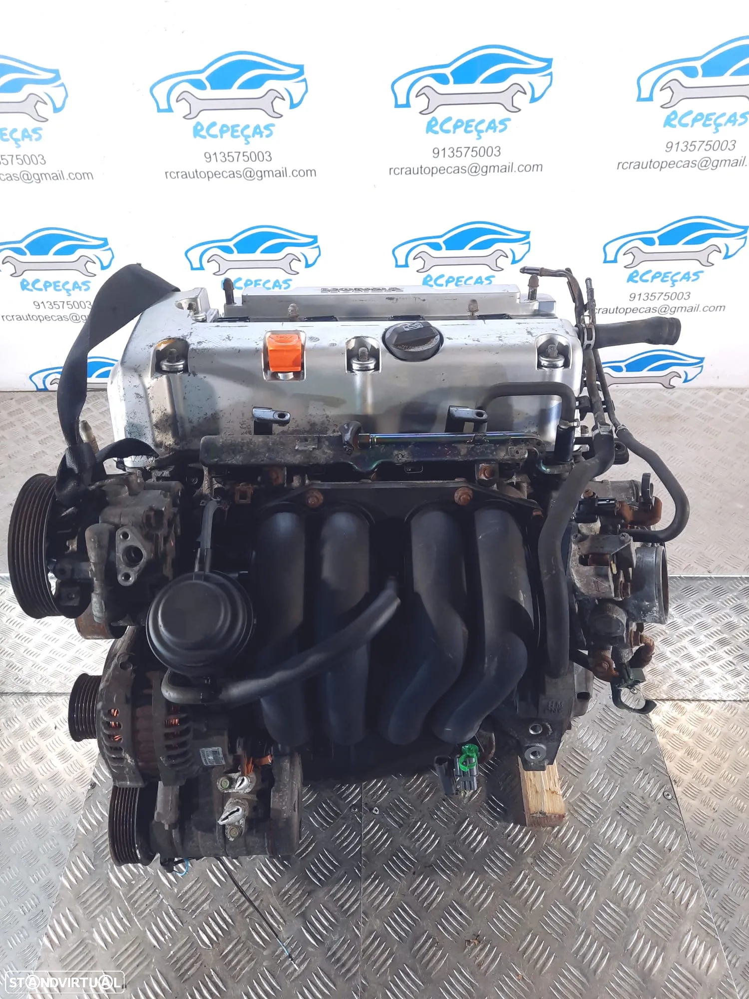 MOTOR COMPLETO 2.0i 16V 150CV K20A9 HONDA FR-V FRV ACCORD CIVIC - 6