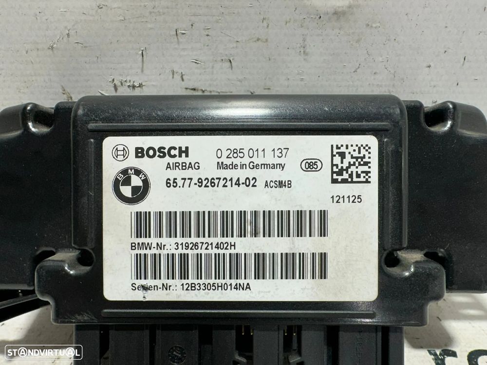 .Módulo Centralina Airbag SRS Original BMW 9267214 2011 - 2018