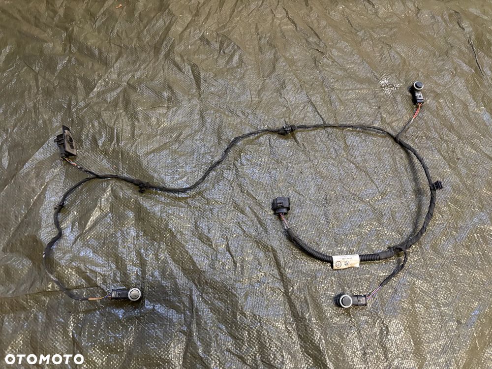 VW Passat B8 czujniki czujnik wiązka przewodów parkowania PDC tył 3G9971104 - 2