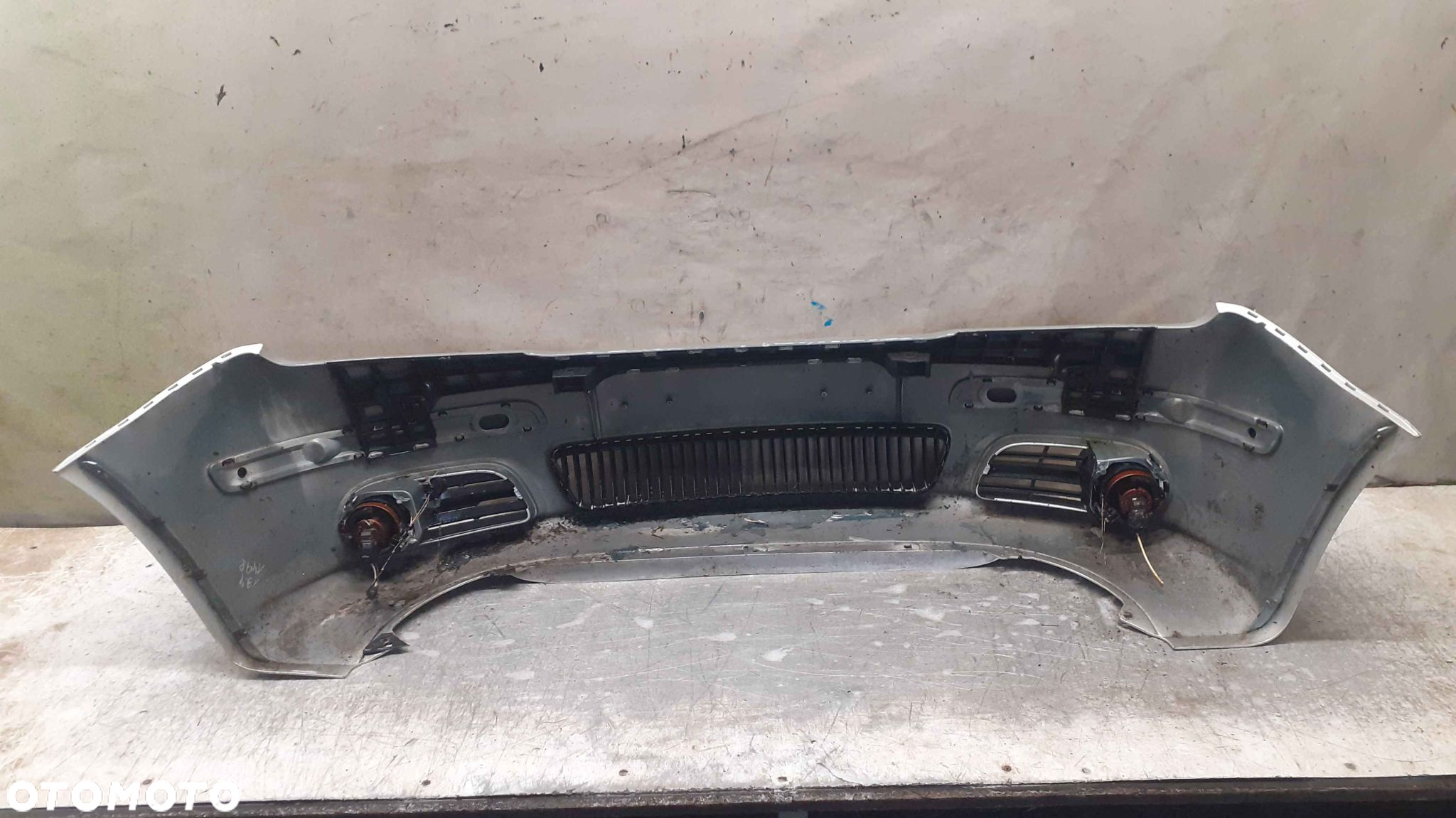 ^ ZDERZAK PRZÓD PRZEDNI SKODA FABIA I 1 LIFT FL 9102 SREBRNY HALOGENY - 5