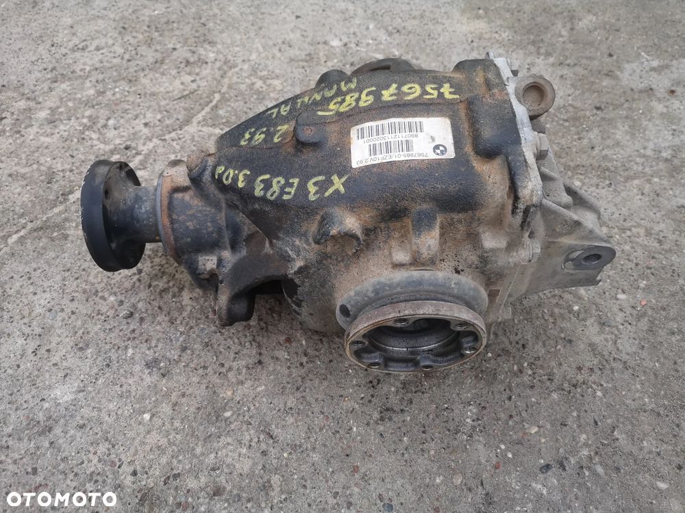 MOST DYFERENCJAŁ BMW X3 E83 3.0d M57TUE2 218km 2.93 7567985 LIFT - 3