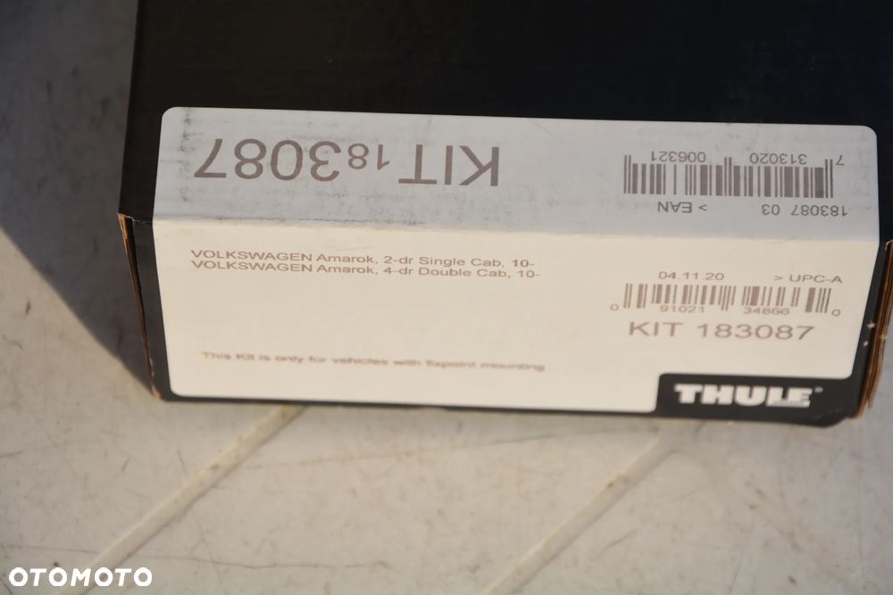 VW Amarok 2010 - bagażnik dachowy Thule nowy klucz - 6