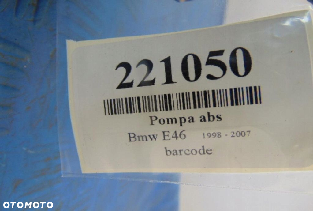 BMW E46 1.8B POMPA ABS 6757387 - 9