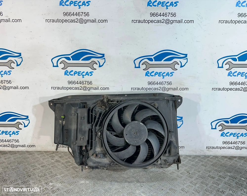 .Conjunto Radiador Termoventilador Original Peugeot 206 Gasolina 2003 - 2007 - 2