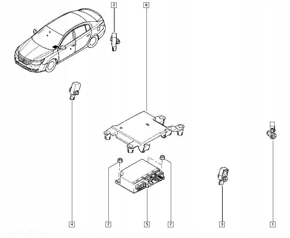 CZUJNIK UDERZENIOWY RENAULT SCENIC III 988310002R - 8
