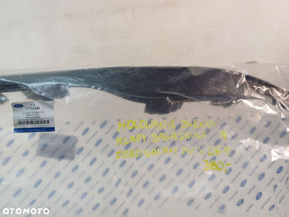 mocowanie listwy blendy klapy bagażnika tył ford galaxy mk ii 2 06- - 16