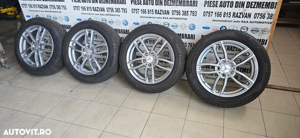 Jante Vw Seat Skoda Audi Q3 Tiguan T-Roc Golf Passat Kamiq Karoq Golf Leon R17 5X112 205/55R17 M+S Pirelli - 3
