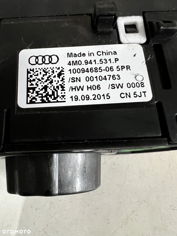 AUDI A4 B9 A5 WŁĄCZNIK ŚWIATEŁ HEAD UP 4M0941531P - 4