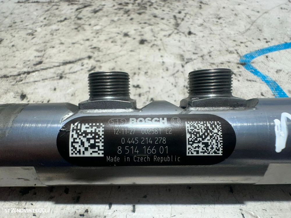 .Regua Injeção Bosch BMW Mini N47C20 N47C16 N47D16 8514166 0445214278 2009 - 2016 - 9