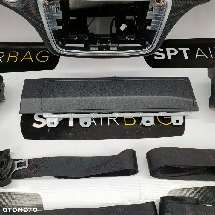 A-KLASA W176 LIFT DESKA ROZDZIELCZA KONSOLA KOKPIT PULPIT PODUSZKI AIRBAG AIR BAG PASY KIT SET - 6