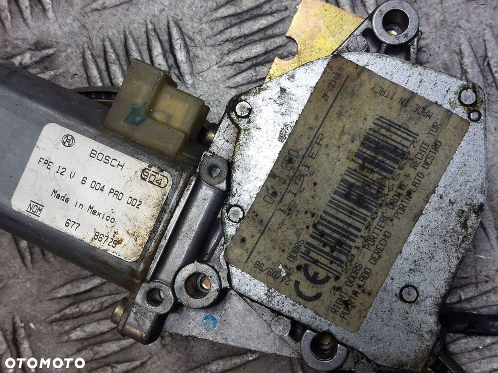 MECHANIZM PODNOŚNIK SZYBY LEWY PRZÓD + PRAWY PRZÓD LIGIER AMBRA I - 4