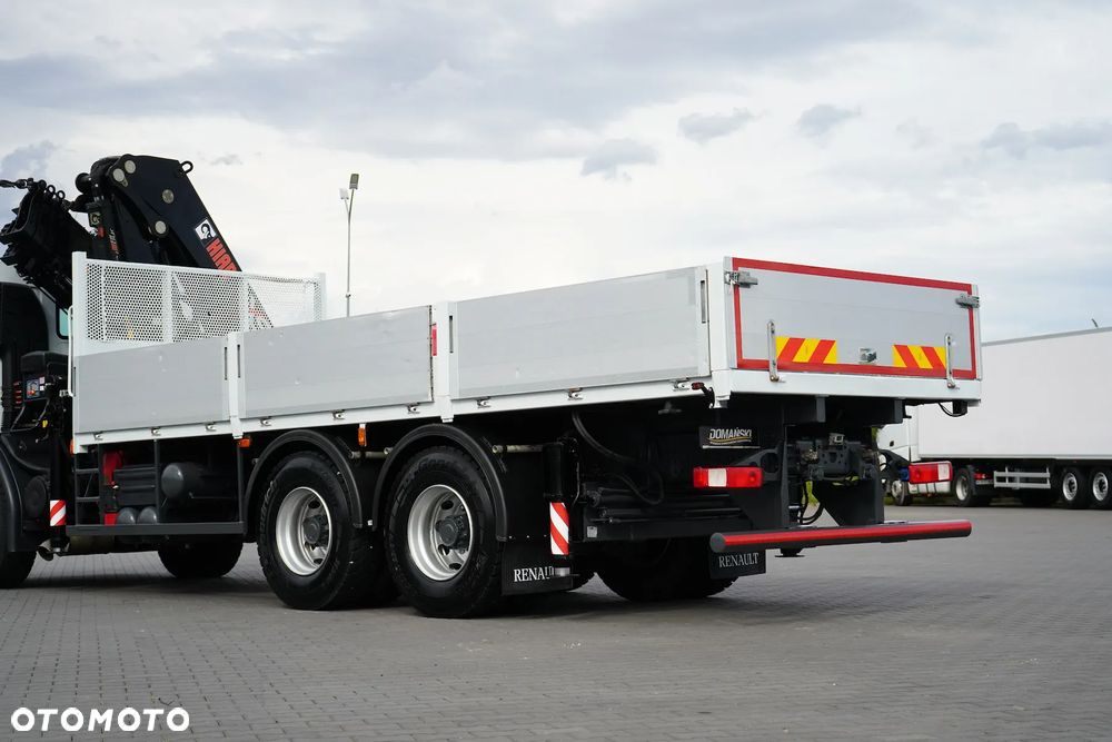 Renault PREMIUM / 370 / 6 X 4 / SKRZYNIOWY + HDS / HIAB 377 EP - 4 / PILOT - 40