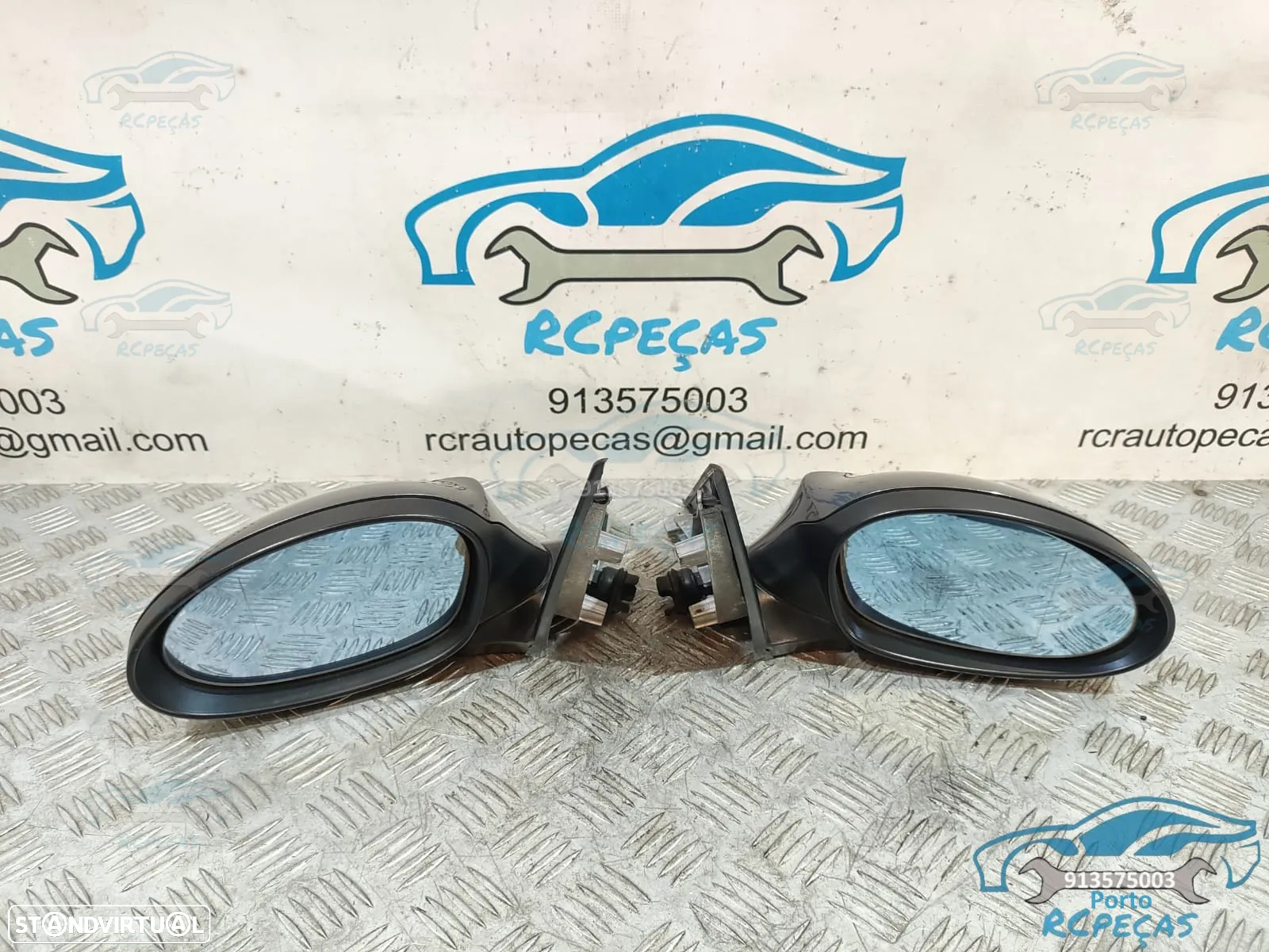 Espelhos Retrovisores Esquerdo + Direito BMW Serie 1 E87 - 51167268305 | 7268305 | 51167268306 | 7268306 - Aquecido | Eletrico | Espelho | Retrovisor - 17