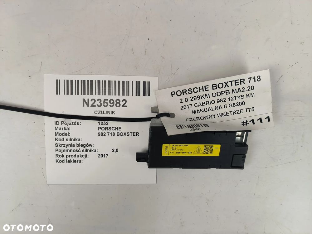 Wzmacniacz anteny 9P1035225B  Porsche Boxtser 718  2017r. - 4