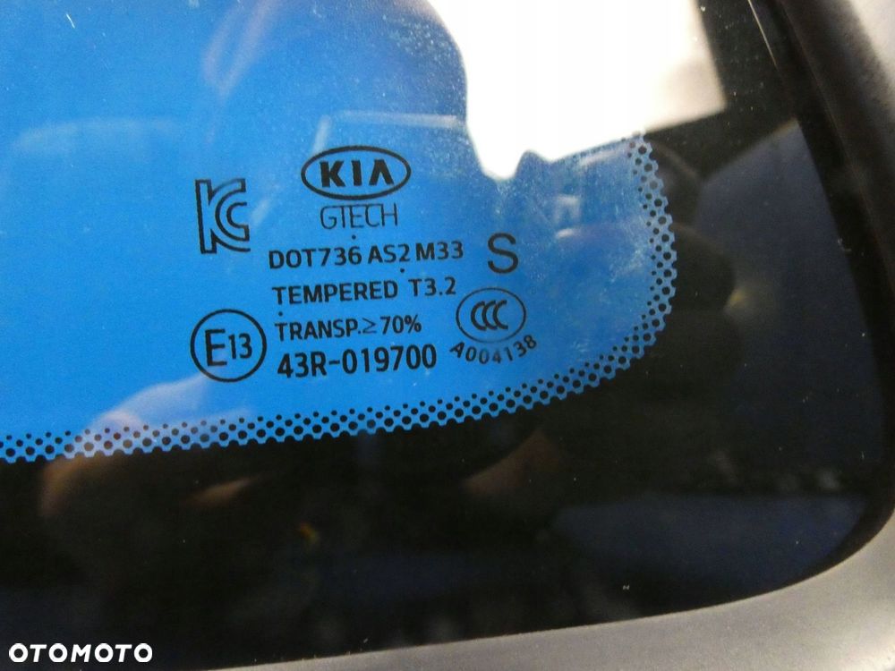KIA OPTIMA IV JF 2015- KOMBI SZYBA KAROSERYJNA LEWA LEWY TYŁ - 3