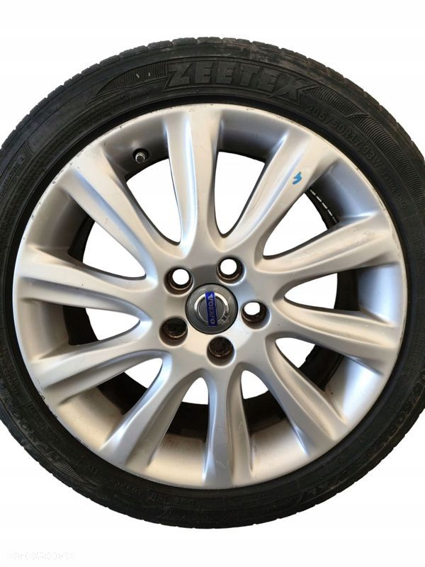 4X FELGI Z OPONAMI LATO VOLVO S60 II 17'' 7J ET50 5X108 31317286 205/50/17 - 12
