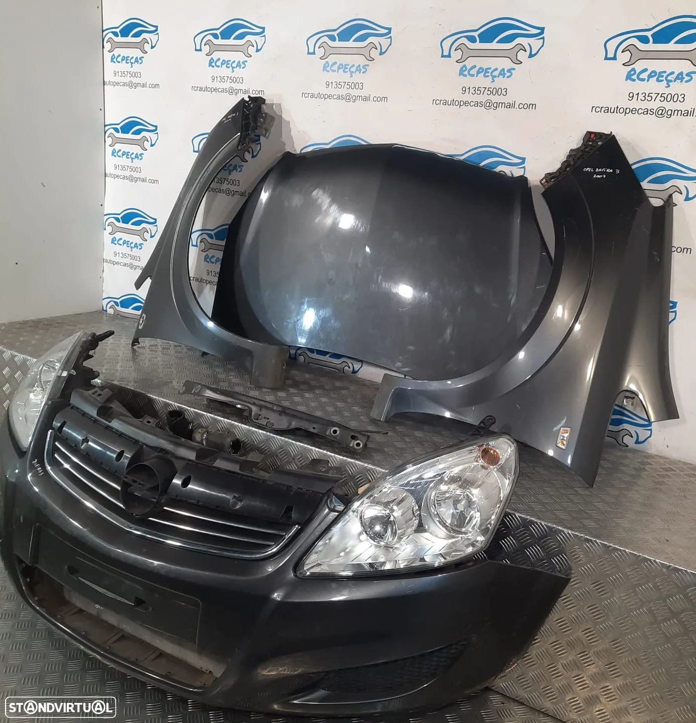 FRENTE COMPLETA OPEL ZAFIRA B A05 CAPOT PARACHOQUES GUARDA-LAMAS OTICAS RADIADOR - 4
