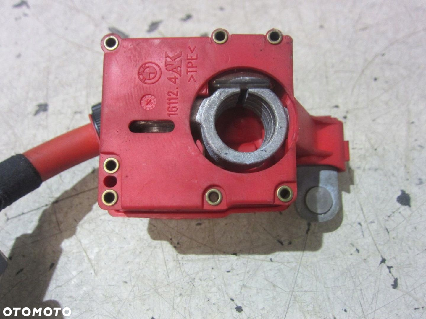BMW X5 E70 X6 E71 KABEL PLUSOWY KLEMA NABÓJ KLEMA PIROTECHNICZNA  9217004 - 4