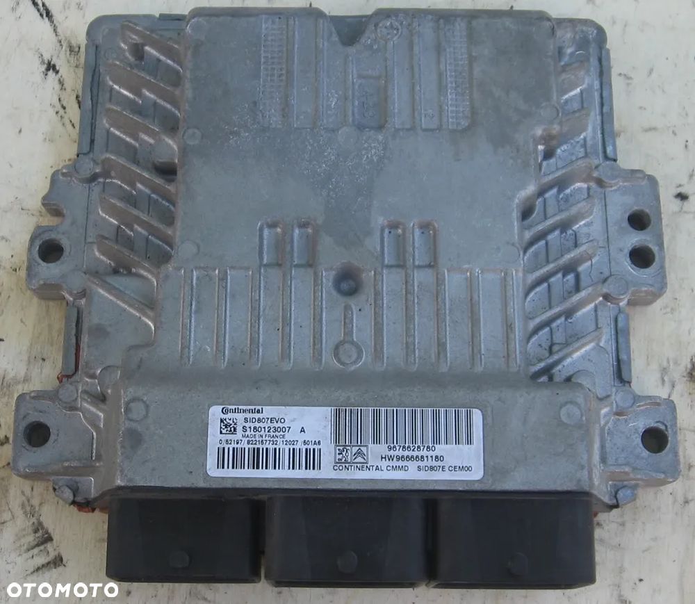 sterownik silnika PEUGEOT 508 5008 308 CITROEN C5 1.6HDI 9678628780 - 1