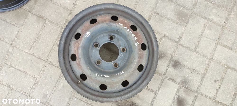 FELGA RENAULT MASTER II 5x130 6Jx16 CALI ET 66 1 SZTUKA - 2
