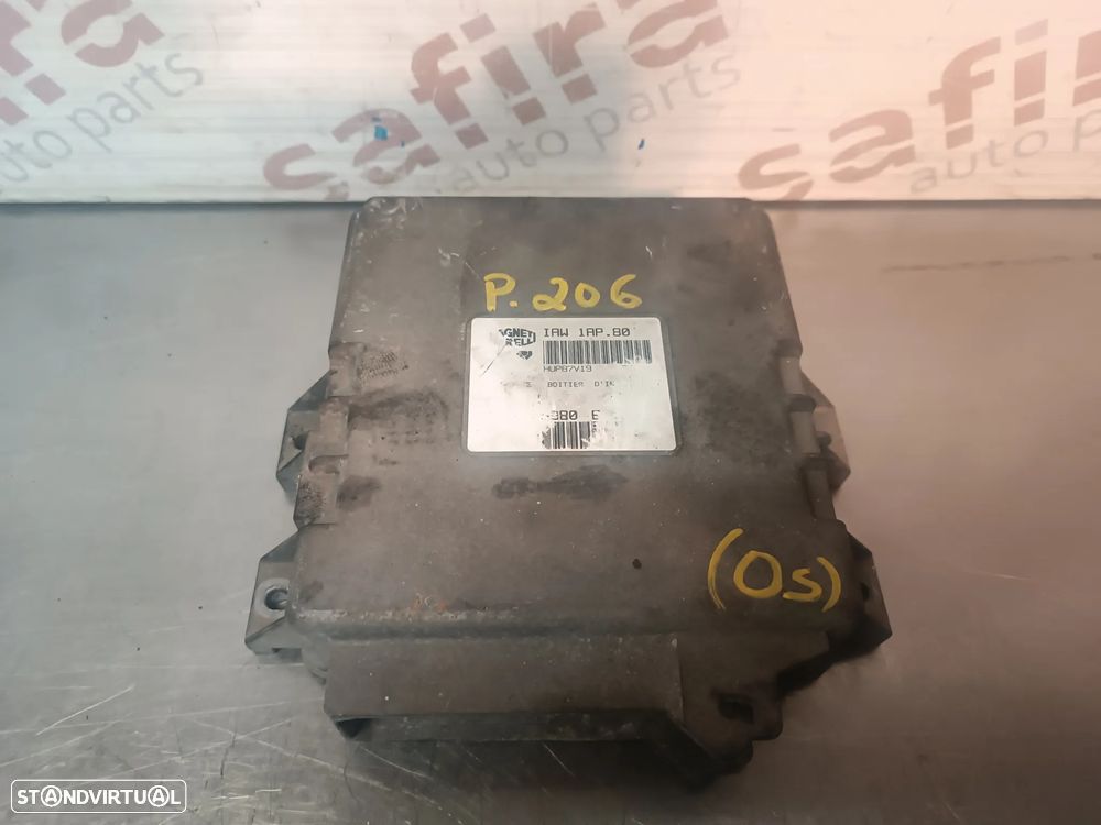 UNIDADE / CENTRALINA DO MOTOR PEUGEOT 206 1.1i REF. IAW1AP80 9636726980 - 1