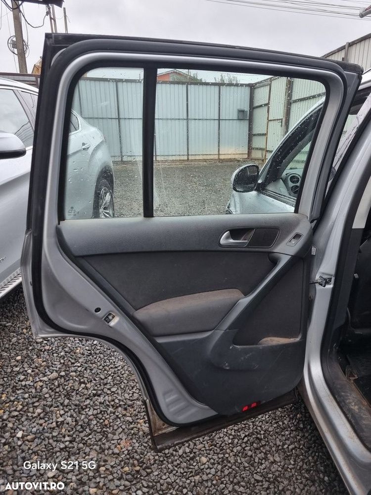 Usa Stanga Spate Volkswagen Tiguan 5N Facelift 2011 - 2015 SUV 4 Usi Argintiu (1399) - 2